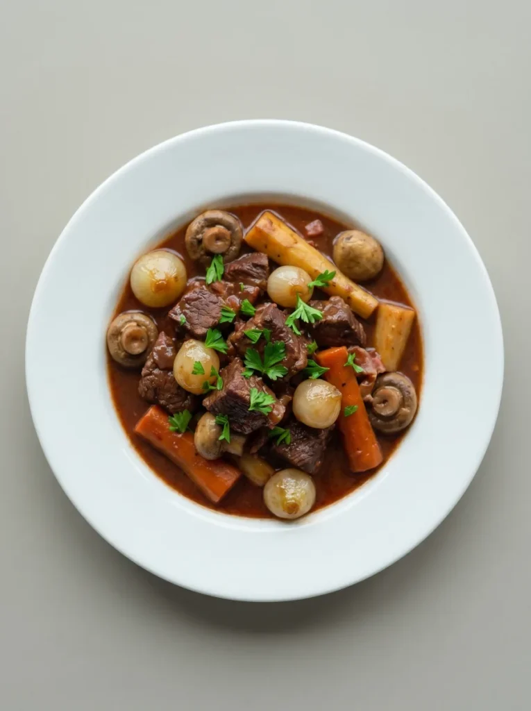 Beef bourgignon
