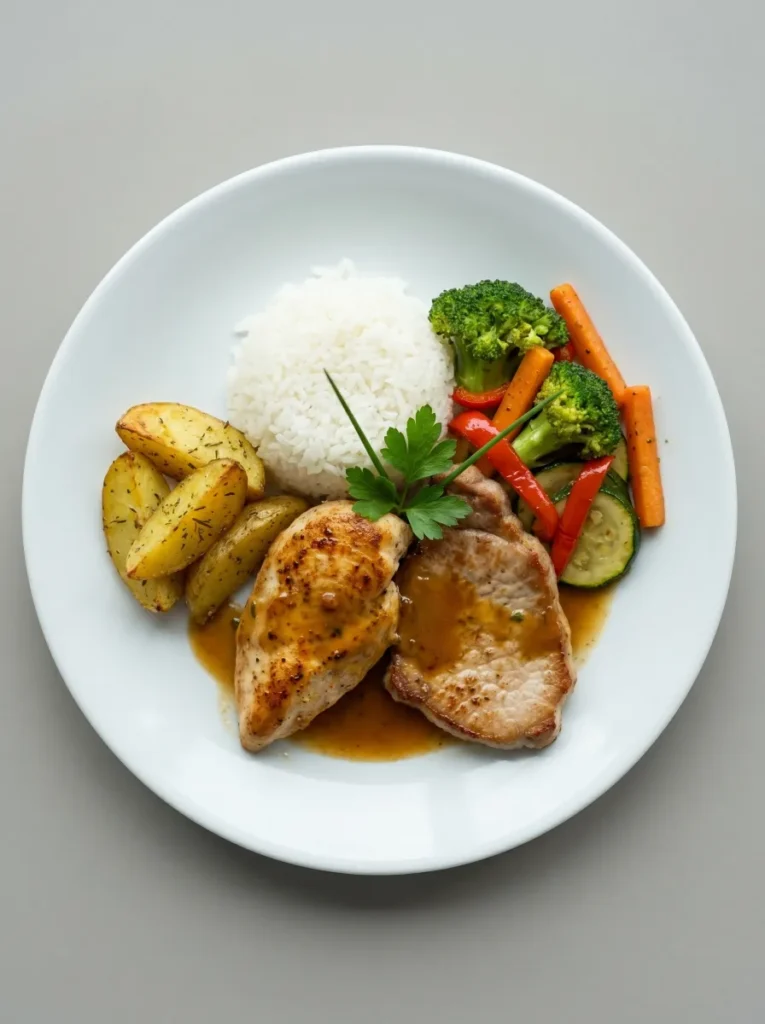 Chicken breast , natural pork
