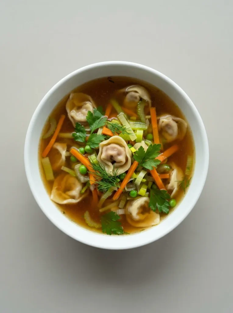 Meat broth