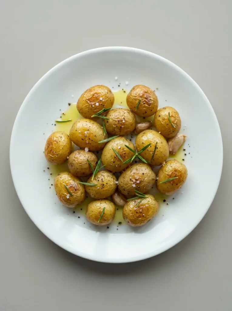 Baked baby potatoes